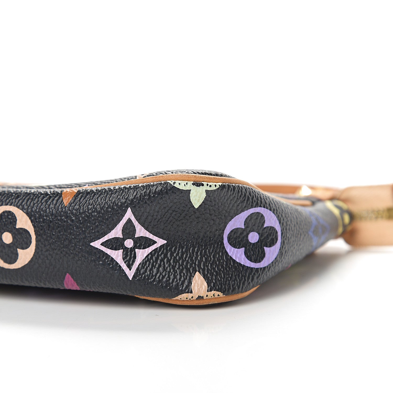 Louis Vuitton Monogram Multicolor Pochette Accessories Black 10 of 11