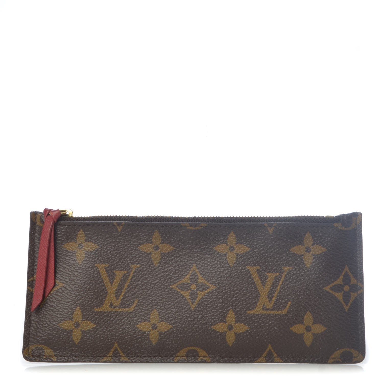 Louis Vuitton Monogram Josephine Wallet Zippered Insert Red 1 of 7