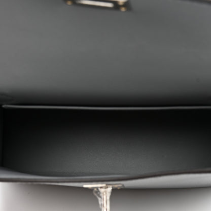 Hermes Madame Calfskin Mini Kelly Sellier 20 Gris Pantin 5 of 11