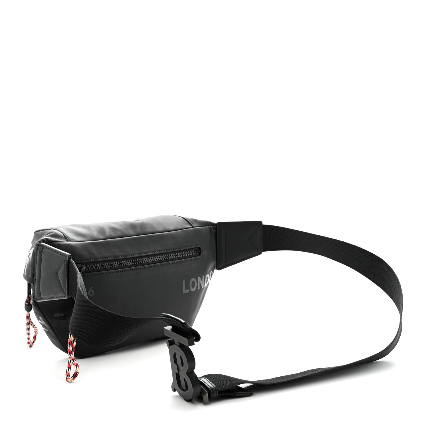 Burberry Econyl Horseferry Print Sonny Bum Bag Black 3 of 9