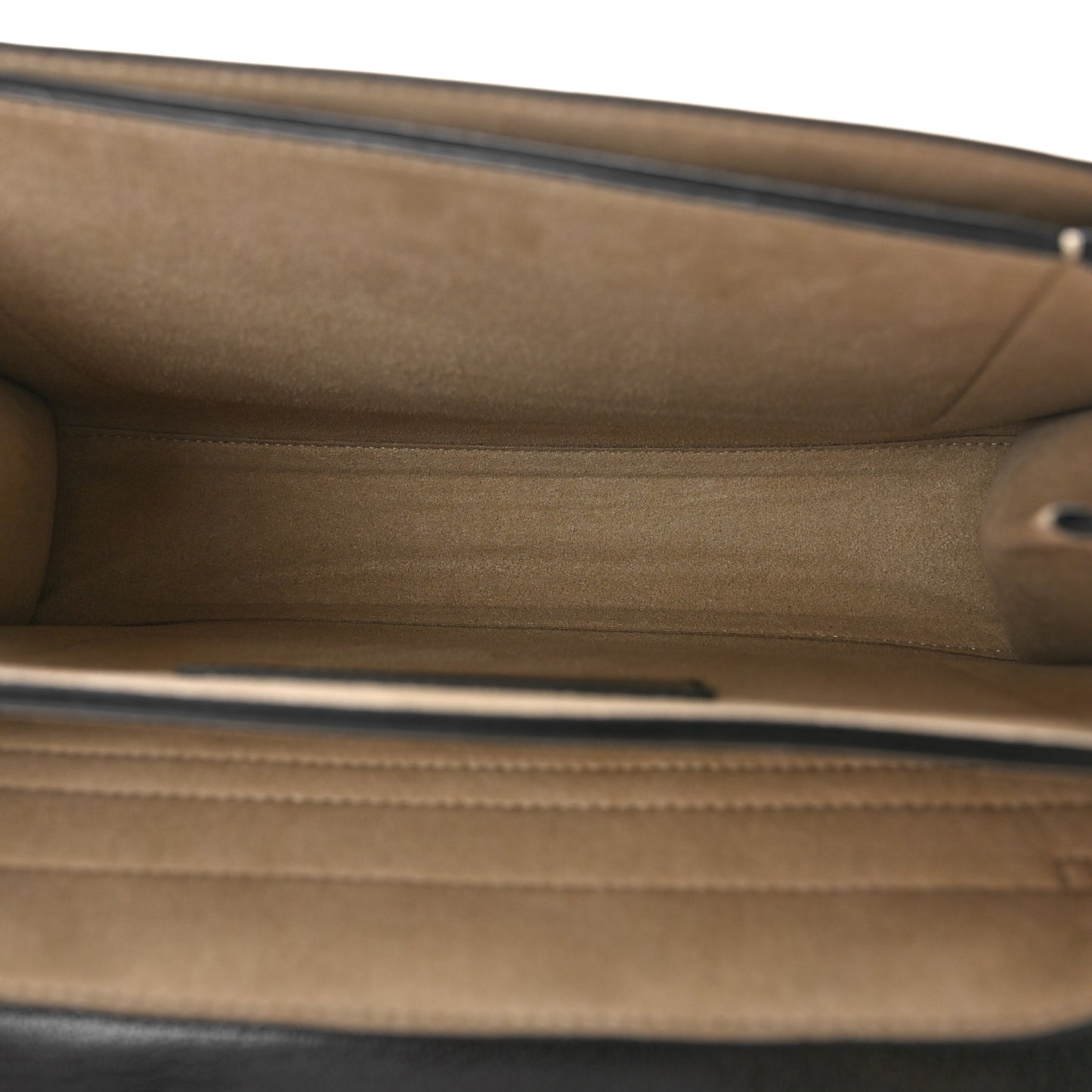 Goatskin Quilted Medium GV3 Shoulder Bag Black