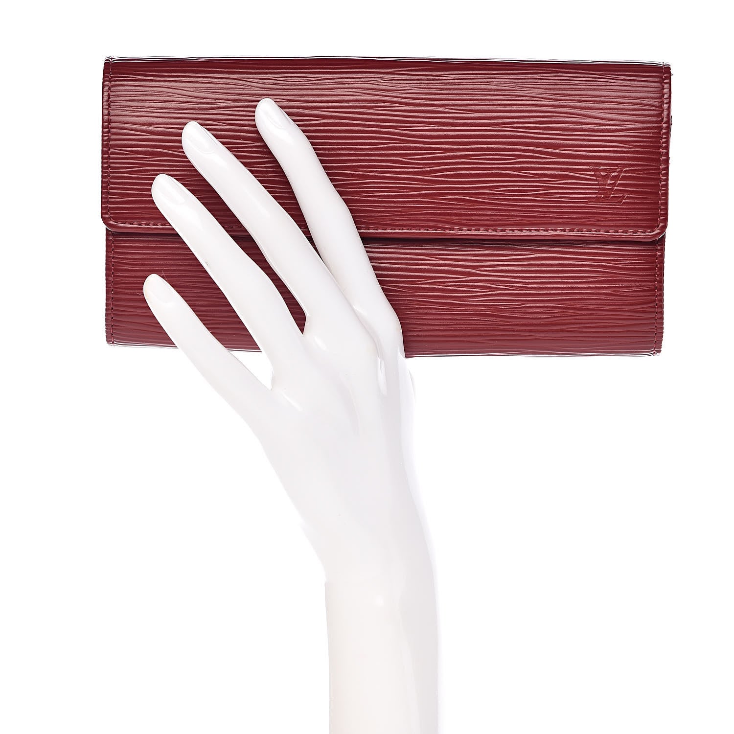 Louis Vuitton Epi Sarah Wallet Rubis 2 of 7