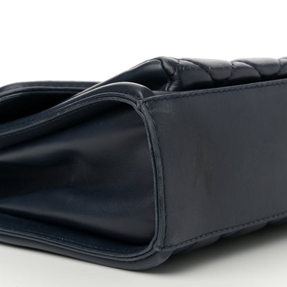 Chanel Lambskin Quilted Large Geometric Flap Navy 10 of 14