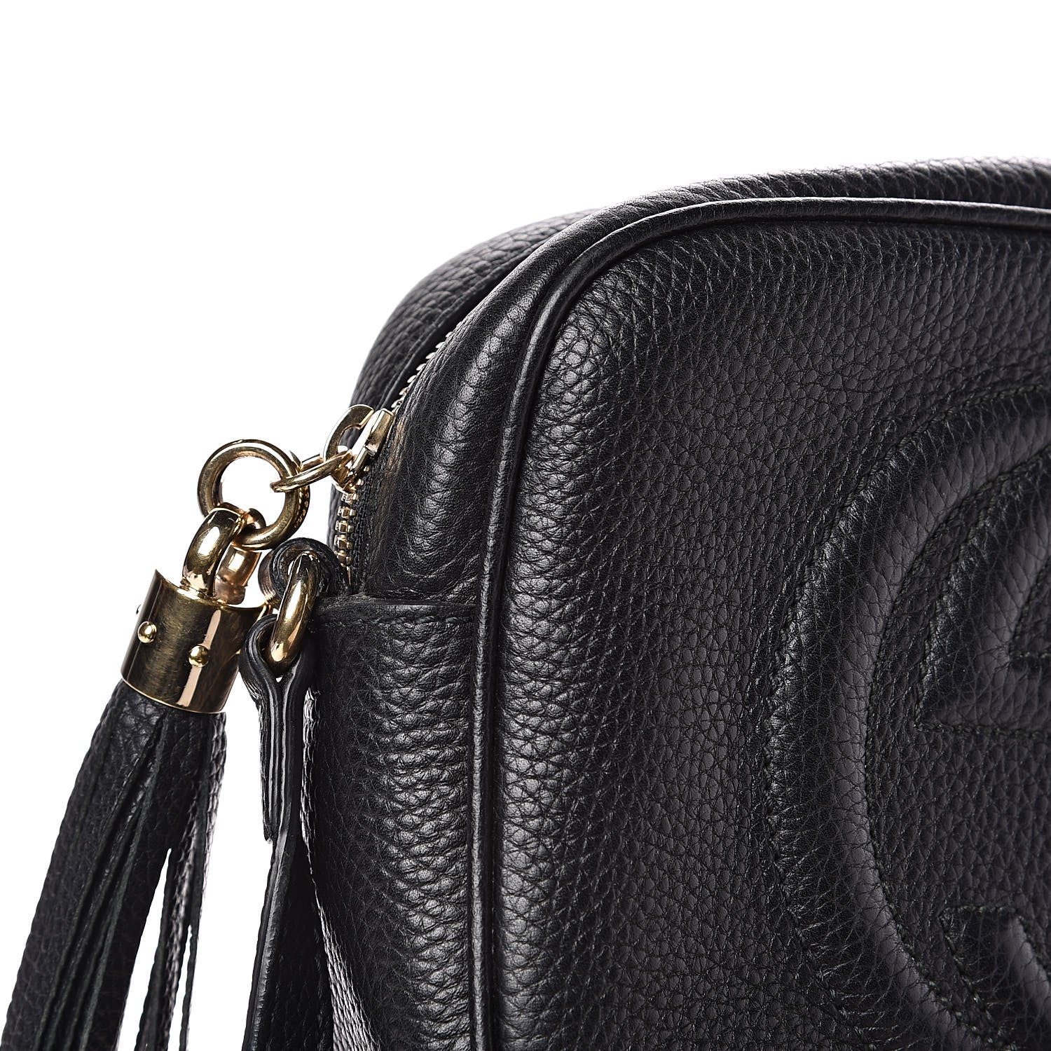 Gucci Pebbled Calfskin Small Soho Disco Bag Black 11 of 12