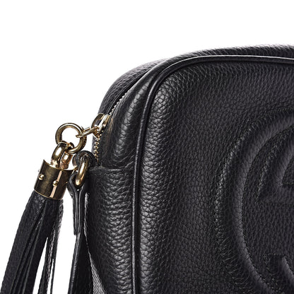 Gucci Pebbled Calfskin Small Soho Disco Bag Black 11 of 12