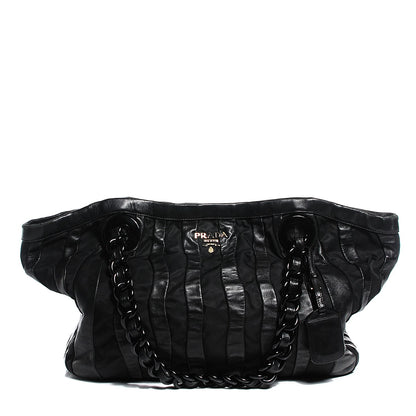 Prada Tessuto Nappa Mordore Tote Nero Black 1 of 8