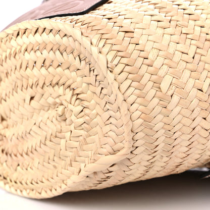 Loewe Raffia Small Basket Tote Bag Natural Tan 7 of 9