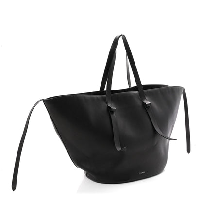 The Row Saddle Calfskin EW Jasper Tote  Black 2 of 9