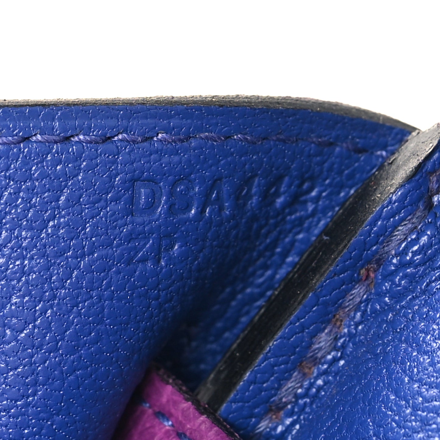 Togo Horseshoe Birkin 30 Anemone Bleu Electrique