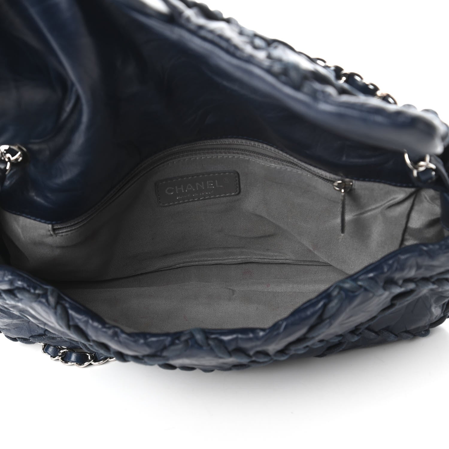 Chanel Calfskin Medium Ultra Stitch Flap Navy 5 of 10