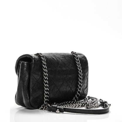 Chanel Caviar Quilted Mini Simply CC Flap Black 3 of 8