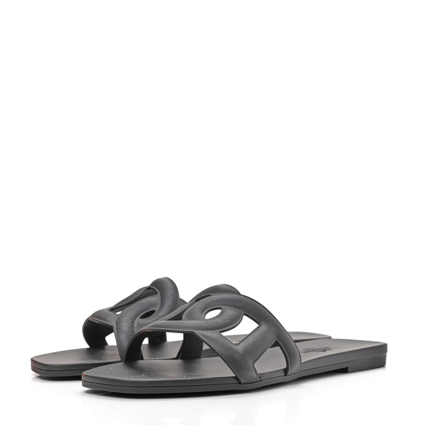 Rubber Aloha Sandals 36 Black