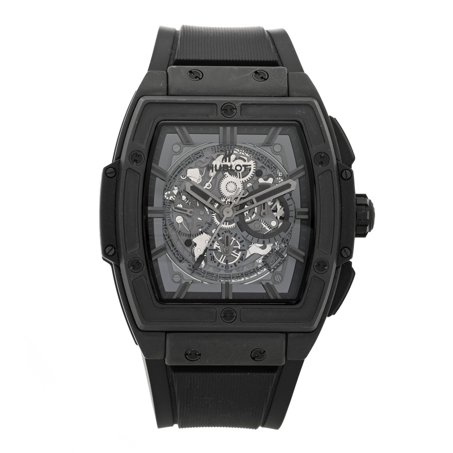 Hublot Ceramic Rubber 45mm Spirit of Big Bang "All Black" Automatic Watch 641.CI.0110.RX 1 of 4