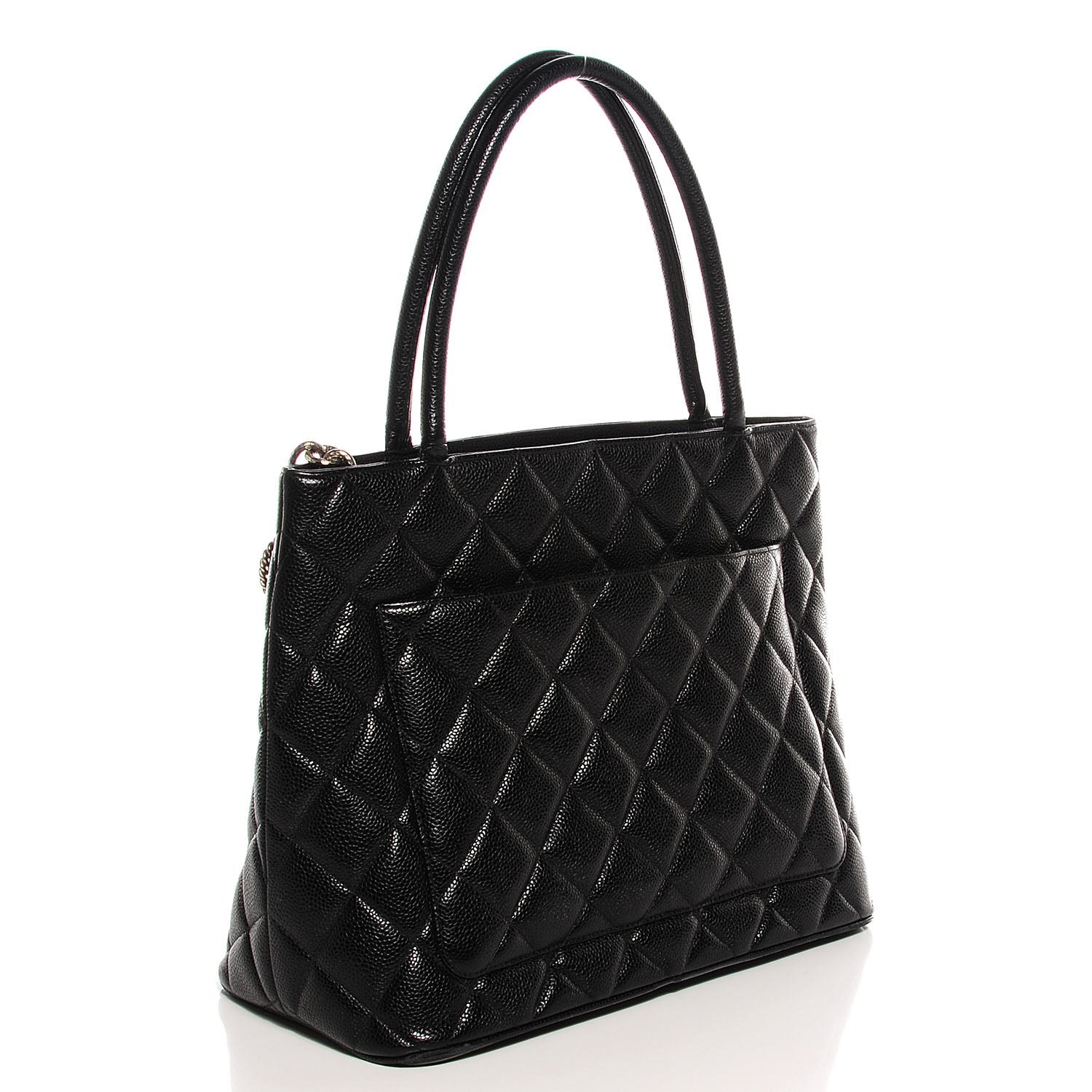 Chanel Caviar Medallion Tote Black 3 of 7