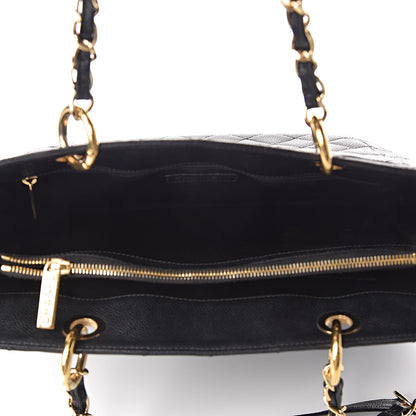 Chanel Caviar Quilted Grand Shopping Tote GST Black 5 of 16