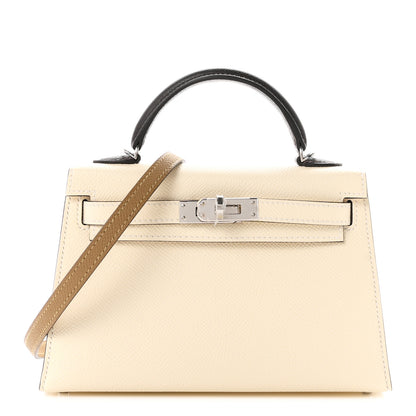 Hermes Epsom Mini Kelly Sellier 20 Nata Dune Bai Brun 2 of 21