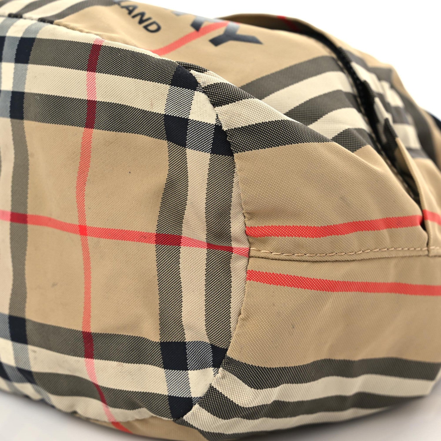 Burberry Econyl Icon Stripe Phoebe Drawcord Pouch Archive Beige 6 of 11