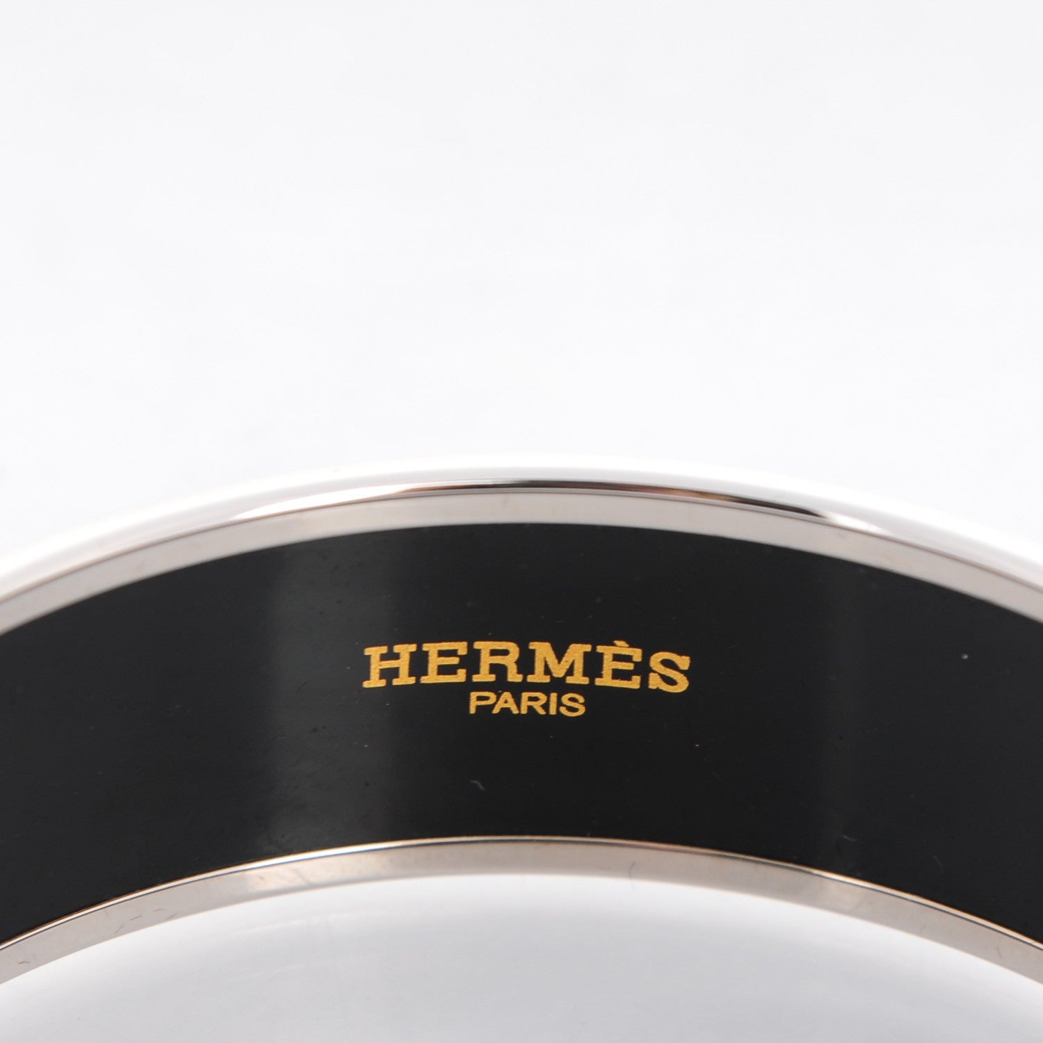 Hermes Enamel Printed Wide Caleche Bracelet 65 5 of 6