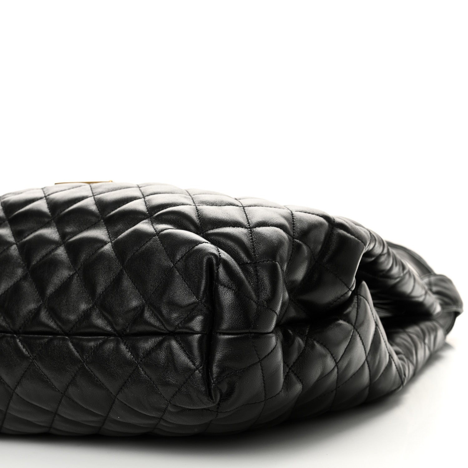 Saint Laurent Lambskin Quilted Maxi Icare Shopping Tote Black 10 of 10