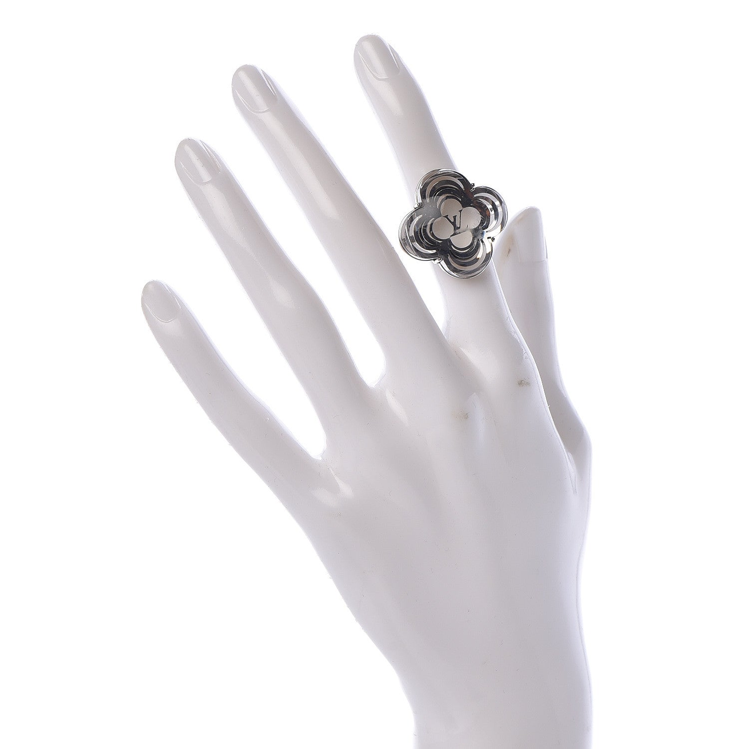 Louis Vuitton Resin A La Folie Ring Silver 2 of 4