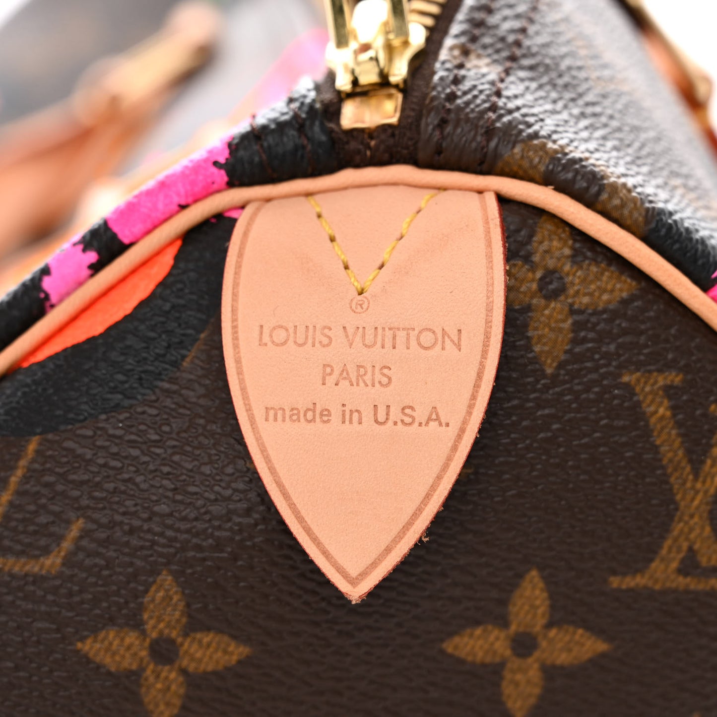 Monogram Roses Speedy 30