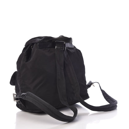 Prada Nylon Vela Medium Backpack Black 3 of 17