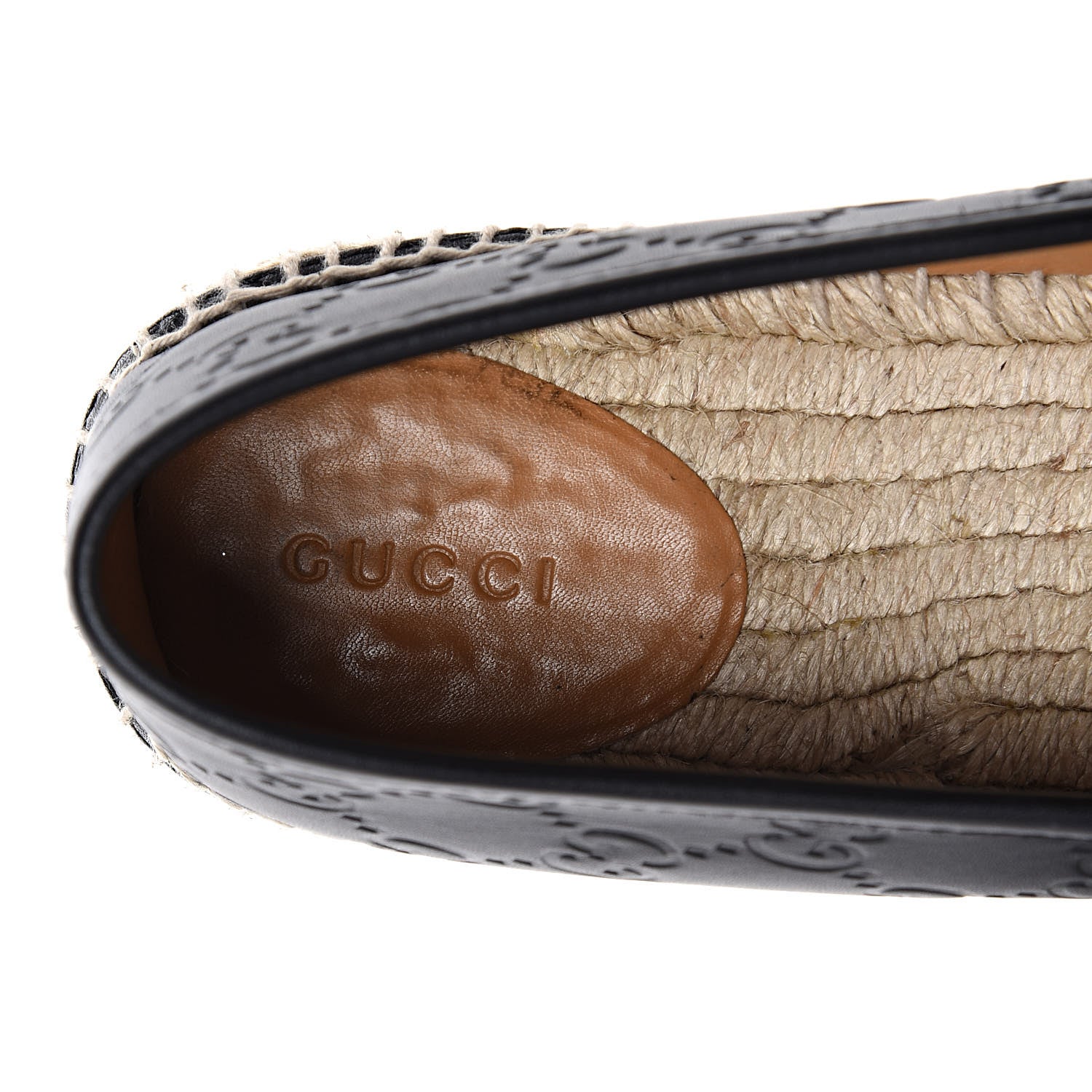 Gucci Guccissima Signature Espadrilles 40 Black 7 of 11