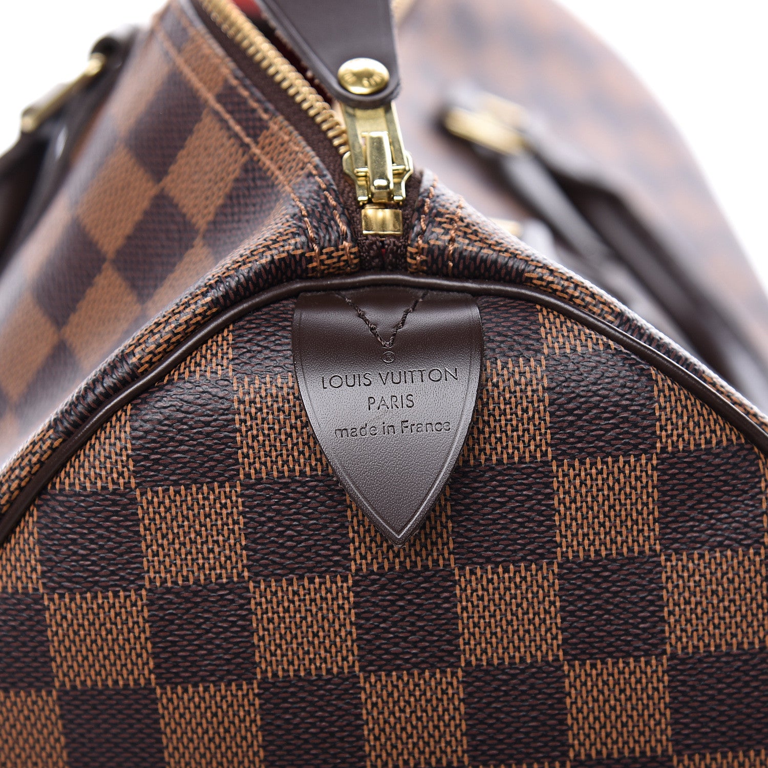 Louis Vuitton Damier Ebene Speedy 35 6 of 10