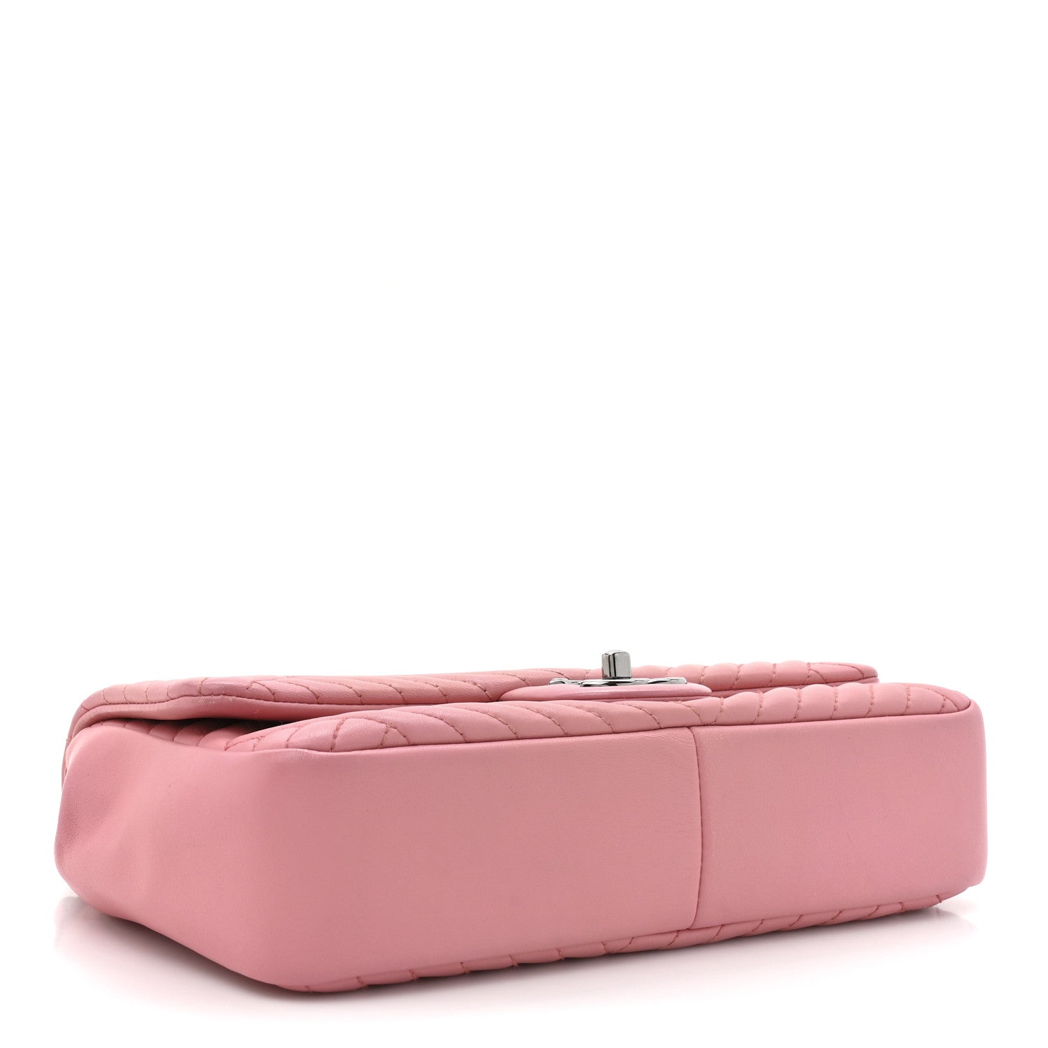 Chanel Lambskin Quilted Medium CC Crossing Flap Pink 4 of 11