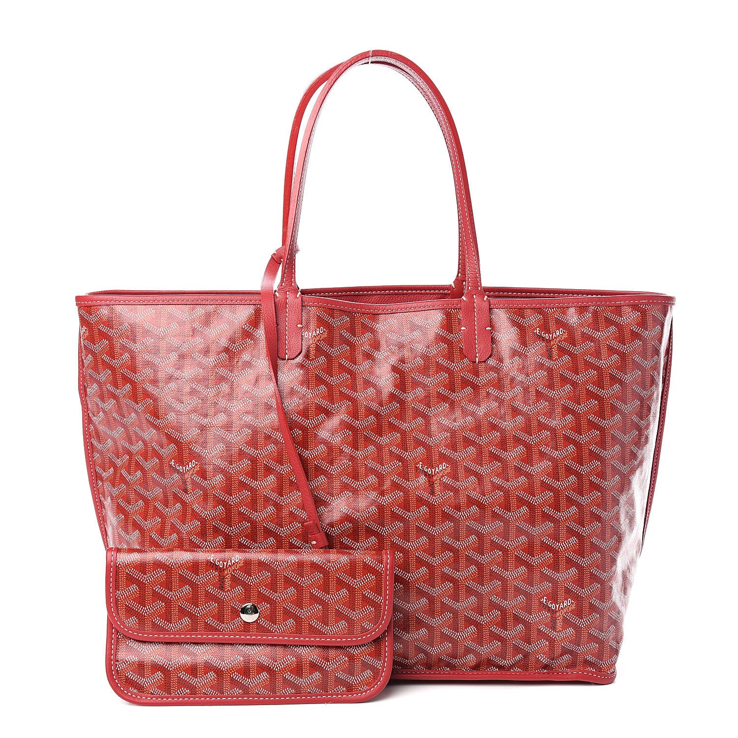 Goyard Goyardine Reversible Anjou PM Red 1 of 17