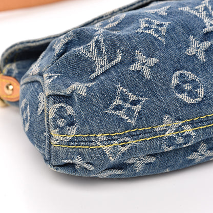 Louis Vuitton Monogram Denim Mini Pleaty Blue 8 of 10
