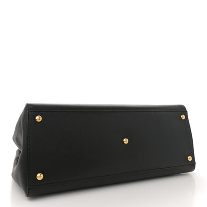 Fendi Vitello Elite Large 2Jours Tote Black 4 of 13