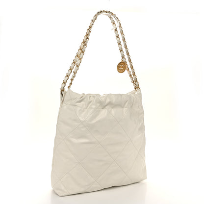 Chanel Calfskin Quilted Small Chanel 22 White 4 of 11