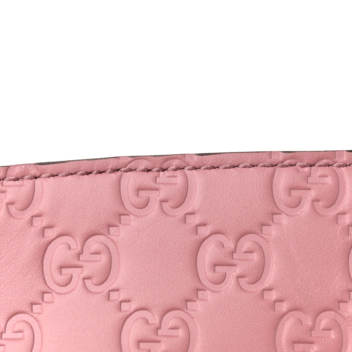 Guccissima Signature Linea A Foldover Tote Rose Baby Candy