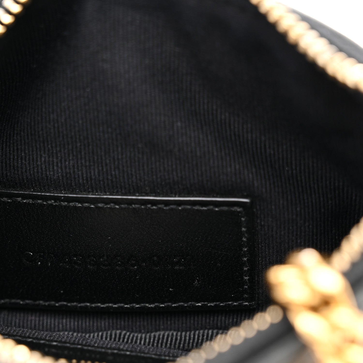 Saint Laurent Calfskin Matelasse Monogram Key Pouch Black 7 of 8