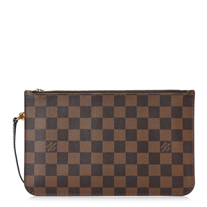 Louis Vuitton Damier Ebene Neverfull MM GM Pochette 1 of 9