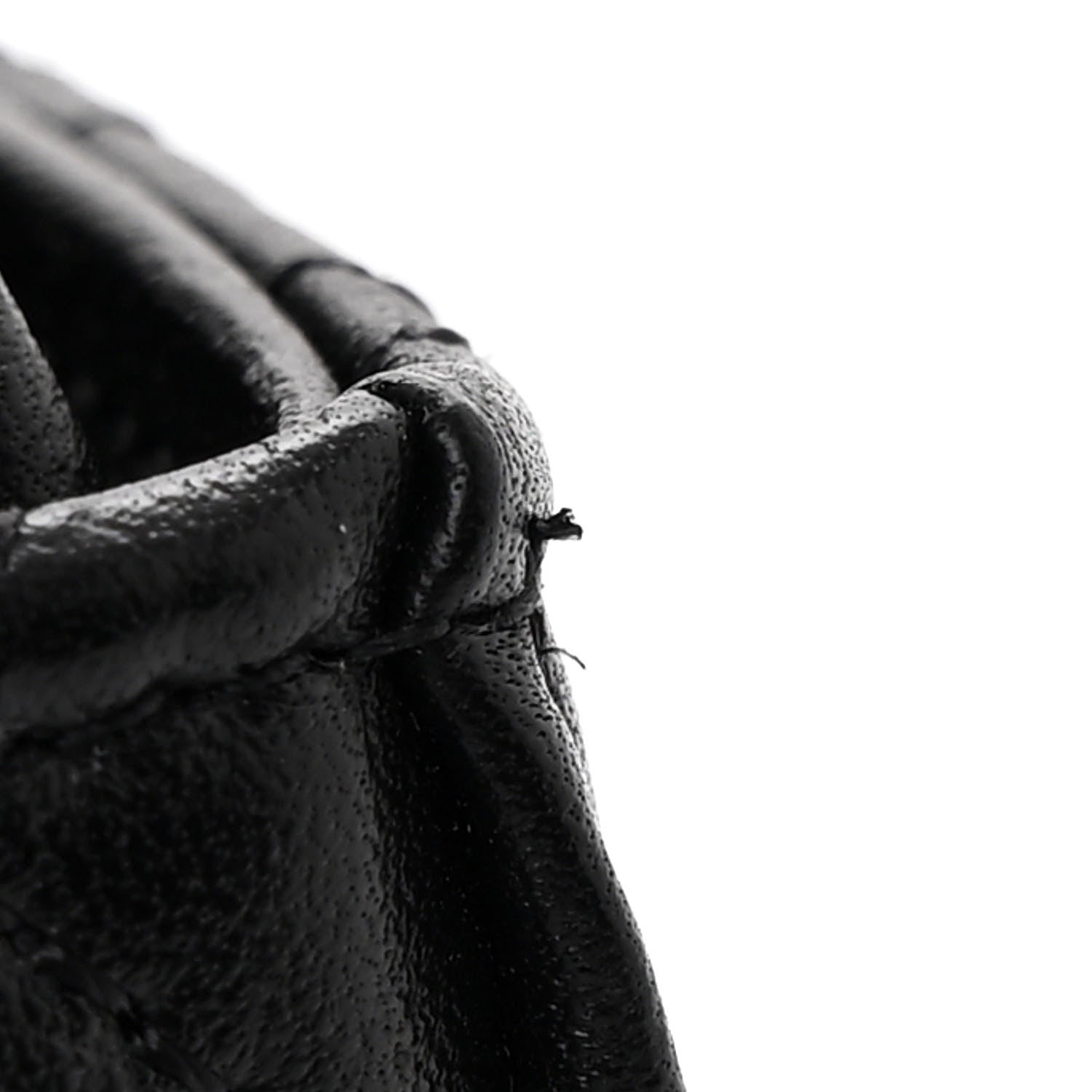 Chanel Calfskin Quilted Mini Drawstring Bucket Bag Black 11 of 12