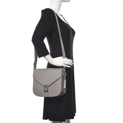MCM Grained Calfskin Patricia Park Avenue Crossbody Bag Arch Grey 2 of 11