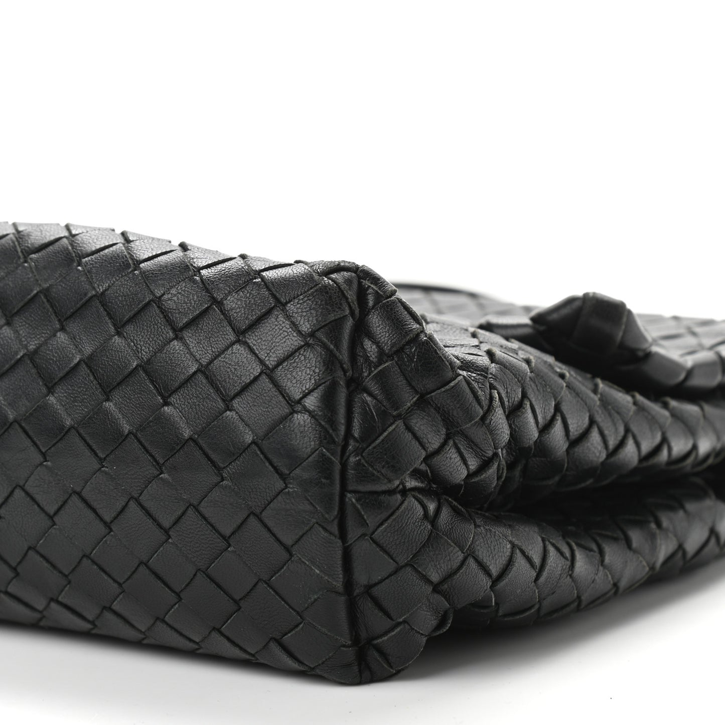 Nappa Intrecciato Large Olimpia Bag Black