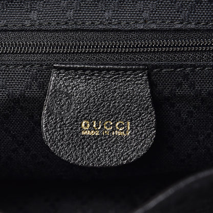 Gucci Suede Bamboo Backpack Black 6 of 13