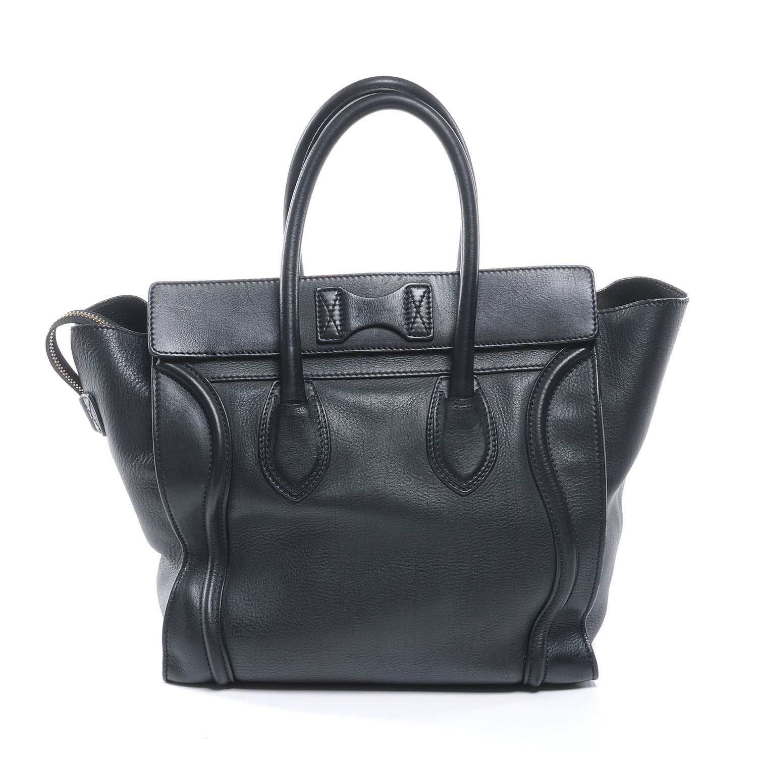 Celine Smooth Calfskin Mini Luggage Black 3 of 7