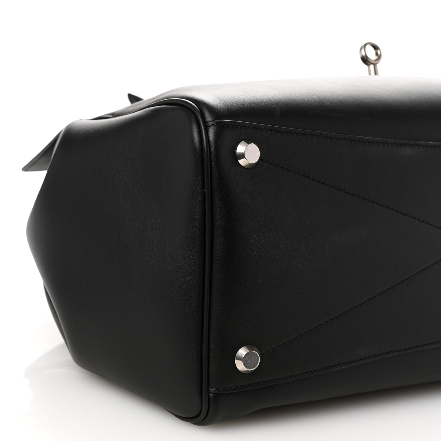 Smooth Calfskin Medium Bel Air Carry All Bag Black