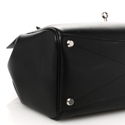 Balenciaga Smooth Calfskin Medium Bel Air Carry All Bag Black 8 of 9