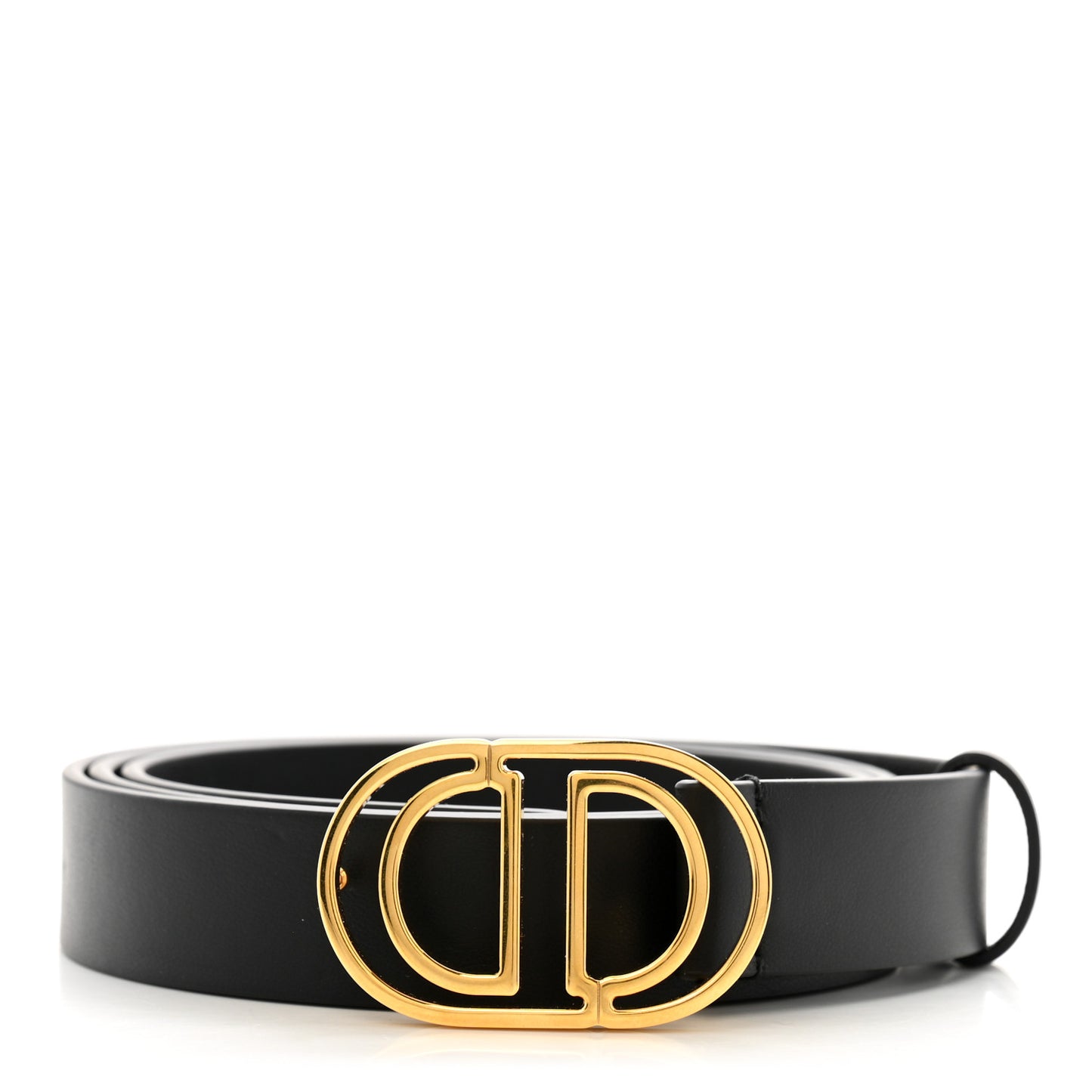 Calfskin 30 Montaigne Cut-Out CD Belt 95 38 Black