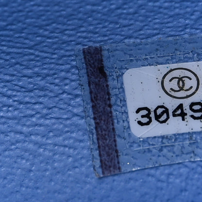 Chanel Lambskin Quilted Mini Rectangular Flap Light Blue 6 of 9