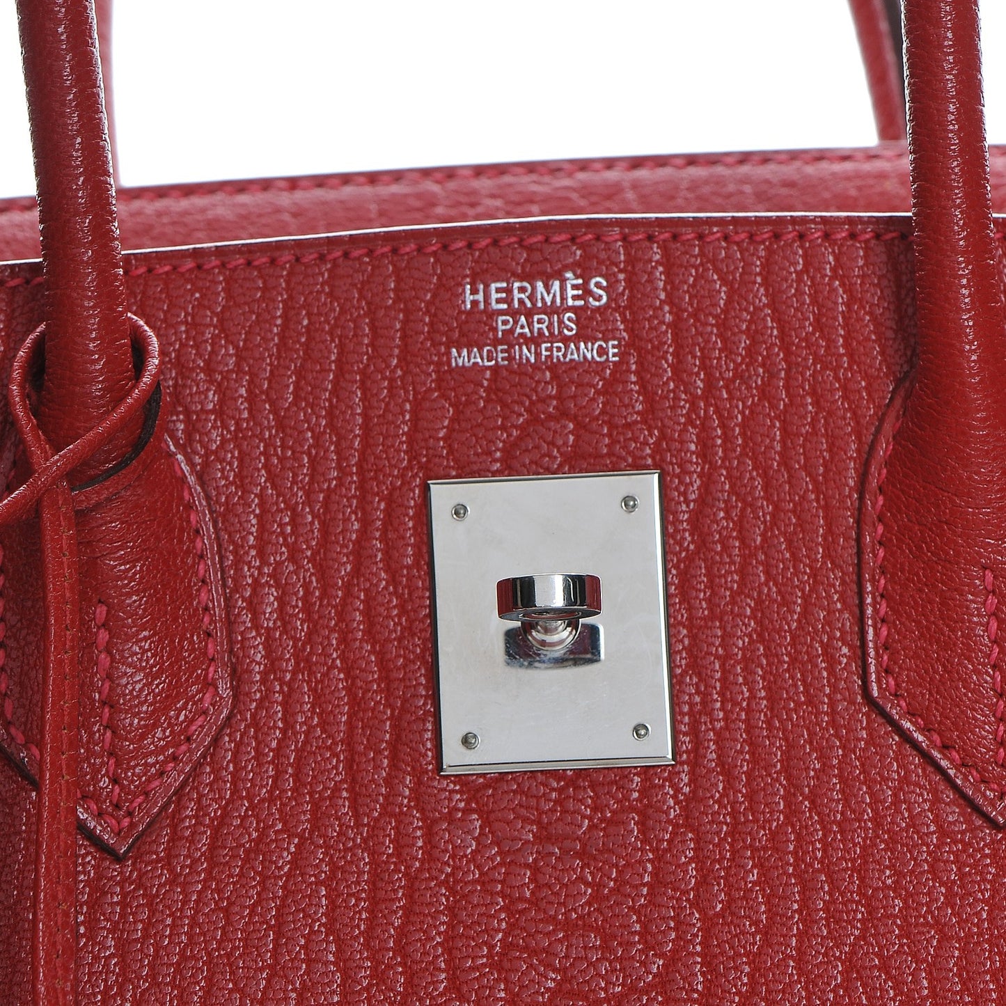 Chevre de Coromandel Birkin 35 Rouge Vif