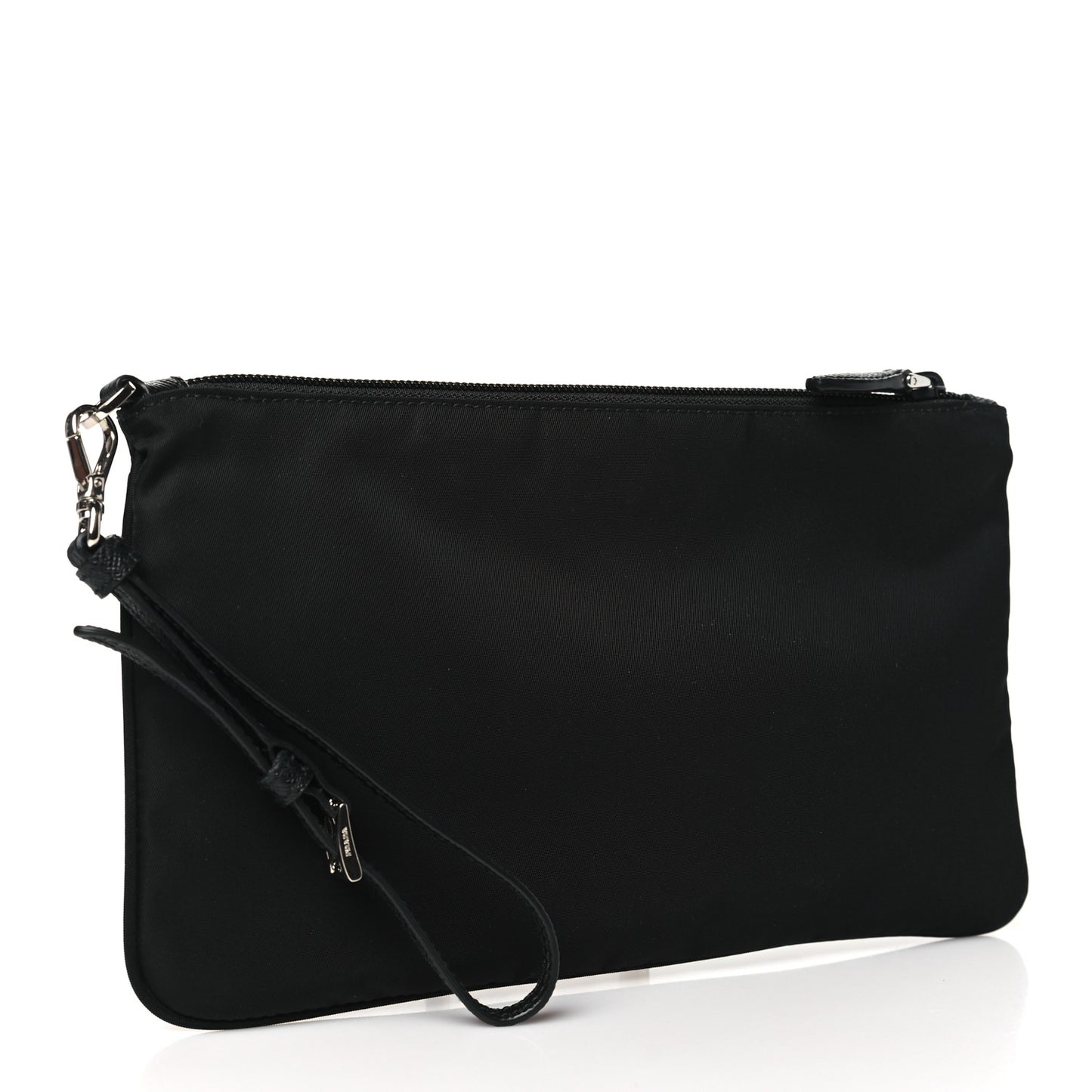 Tessuto Nylon Vela Wristlet Black