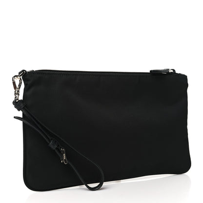 Prada Tessuto Nylon Vela Wristlet Black 3 of 10