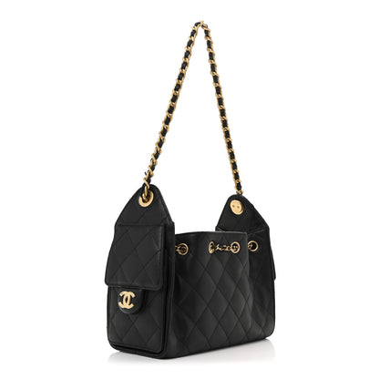 Chanel Caviar Quilted Mini Chanel 25 Handbag Black 3 of 11