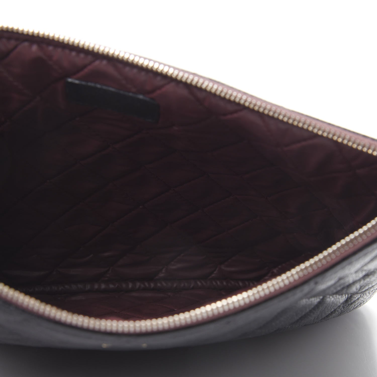 Chanel Caviar Quilted Medium Cosmetic Case Black 5 of 7